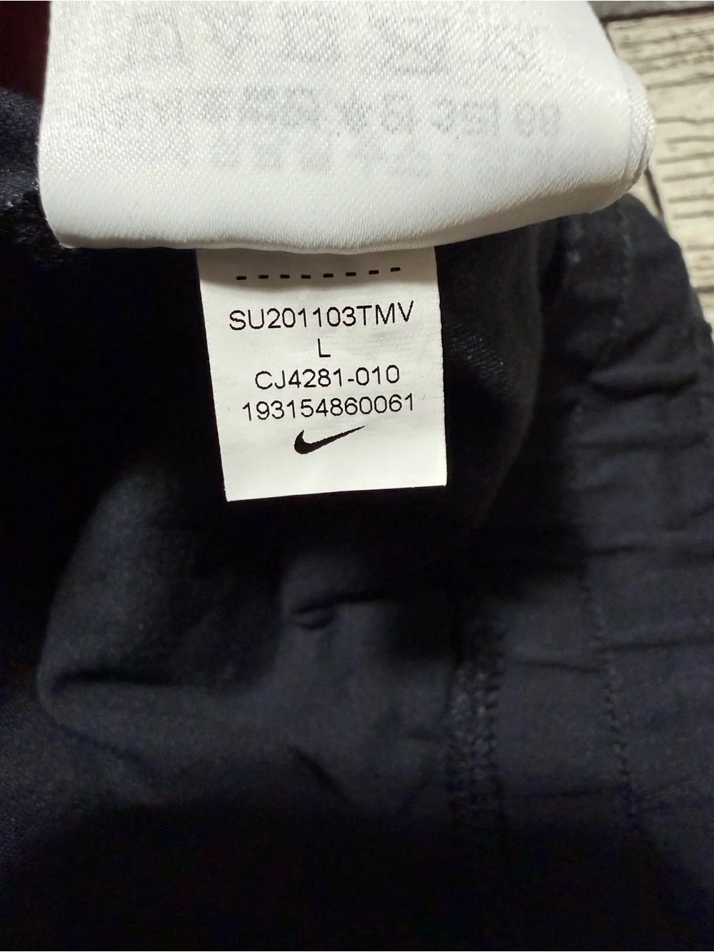 Nike NSW Ponte Stretch Joggers Men’s L Black Tapered (Inseam 25.5) CJ4281-010
